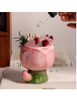 Rose Dried Flower Pink Diffuser Stone